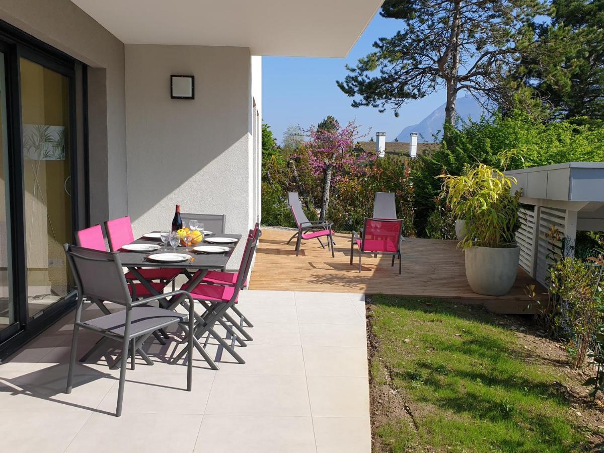 L'Appartement Jardin Avec Vue Montagnes Sévrier Εξωτερικό φωτογραφία