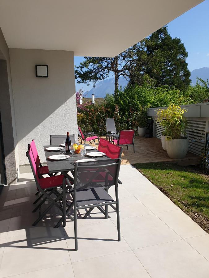 L'Appartement Jardin Avec Vue Montagnes Sévrier Εξωτερικό φωτογραφία
